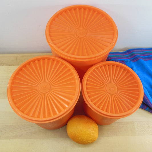 Vintage Tupperware 4 oz Snack Cups / Lunchbox replacement cup / Tupperware  / yellow / orange/ red / green