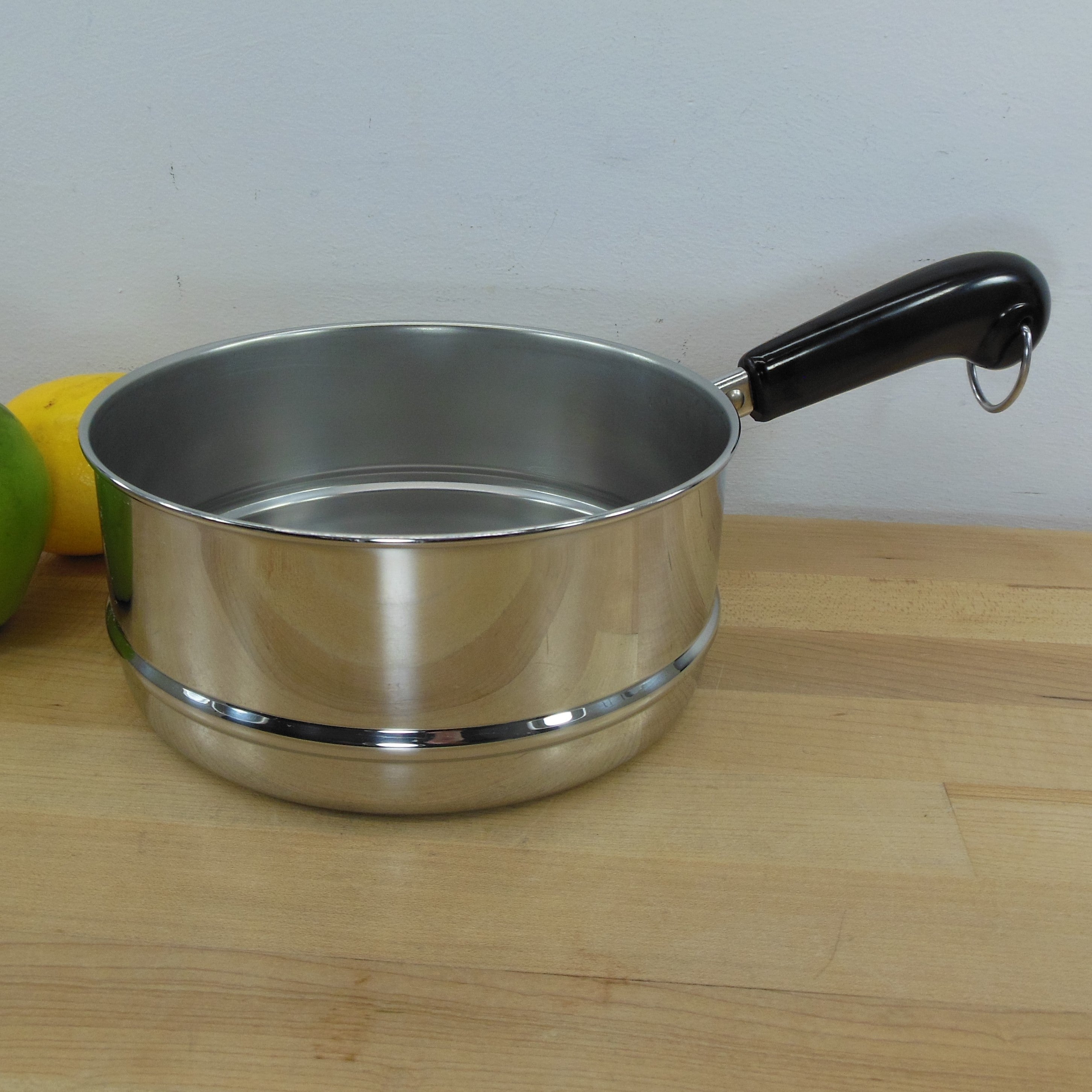 Revere Ware Stainless Double Boiler Insert for 2 & 3 Quart Saucepans ...