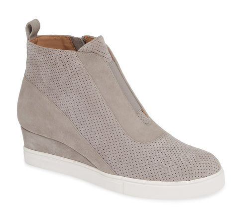 linea paolo fallon studded wedge sneaker