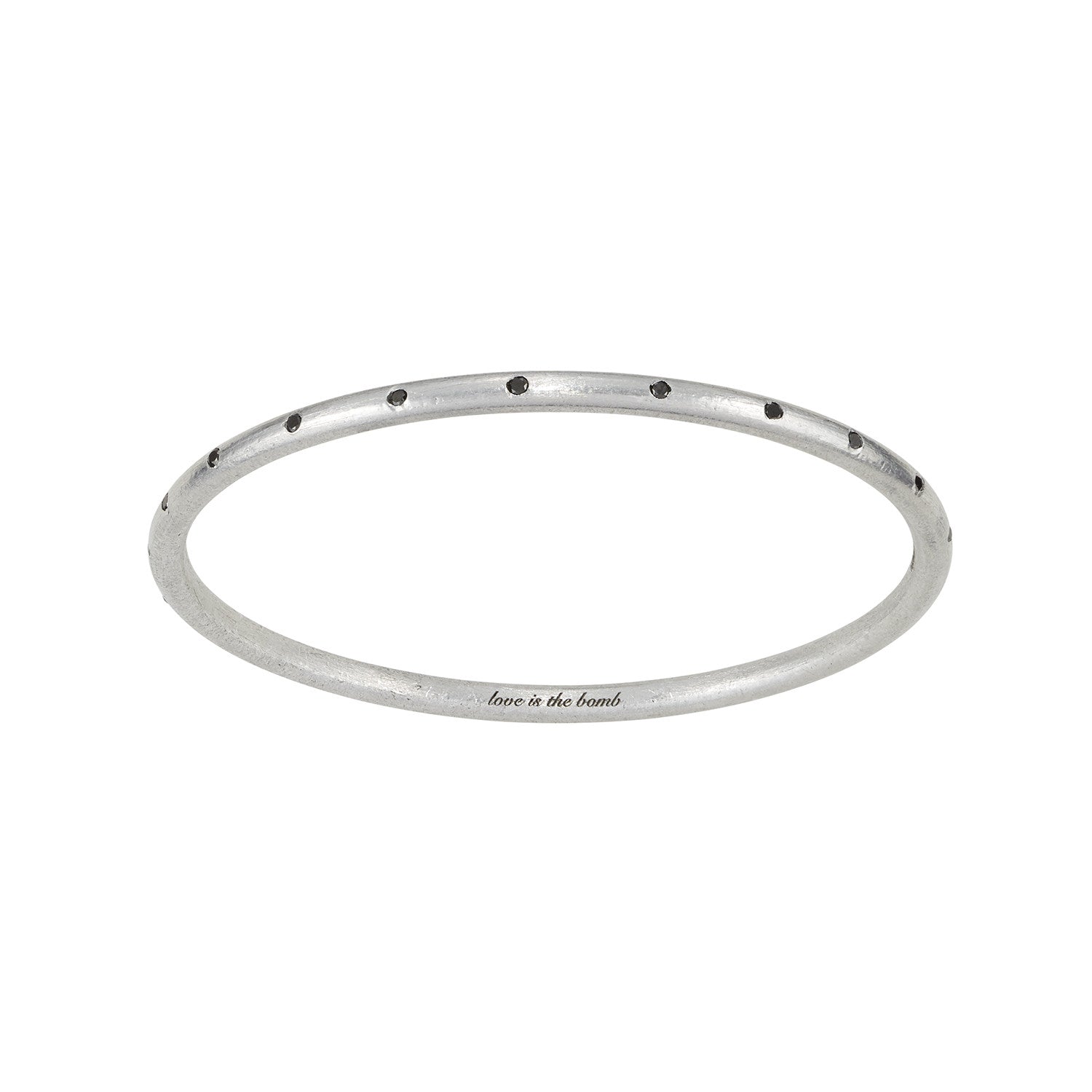22 BLACK DIAMOND BANGLE
