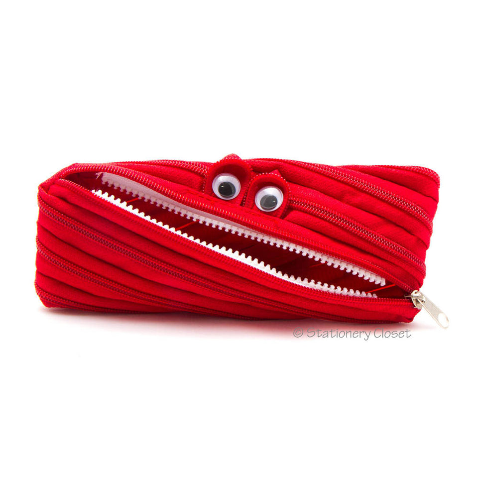 red pencil case