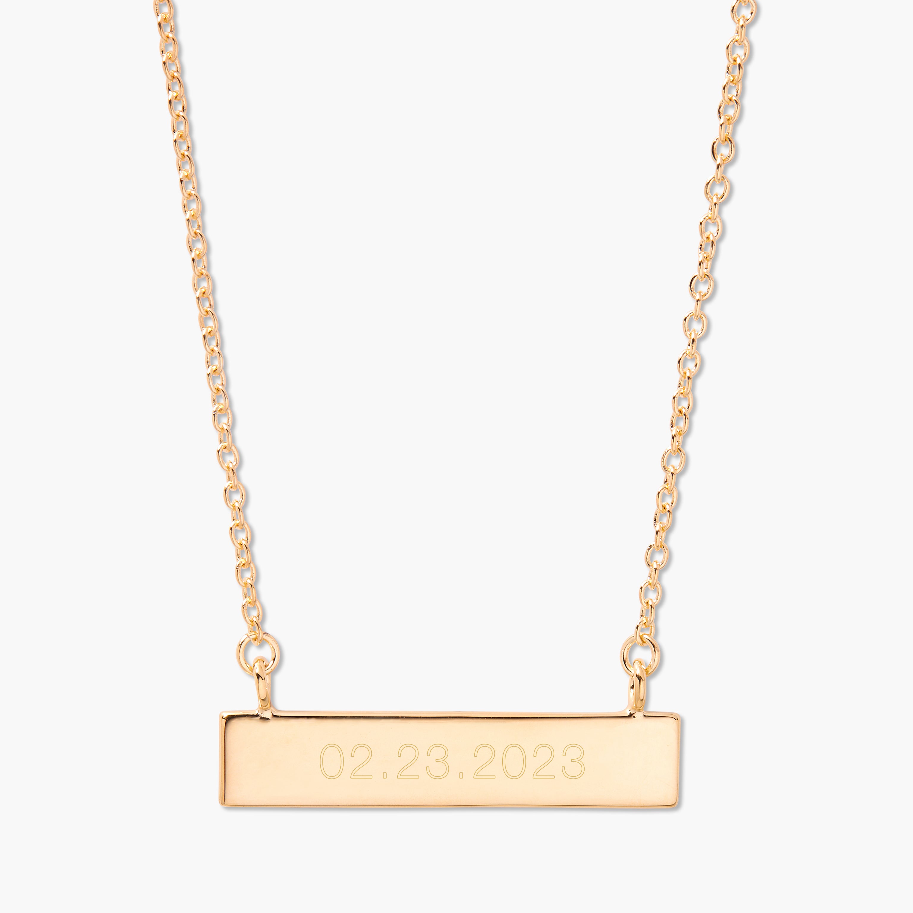 Image of Date Bar Necklace