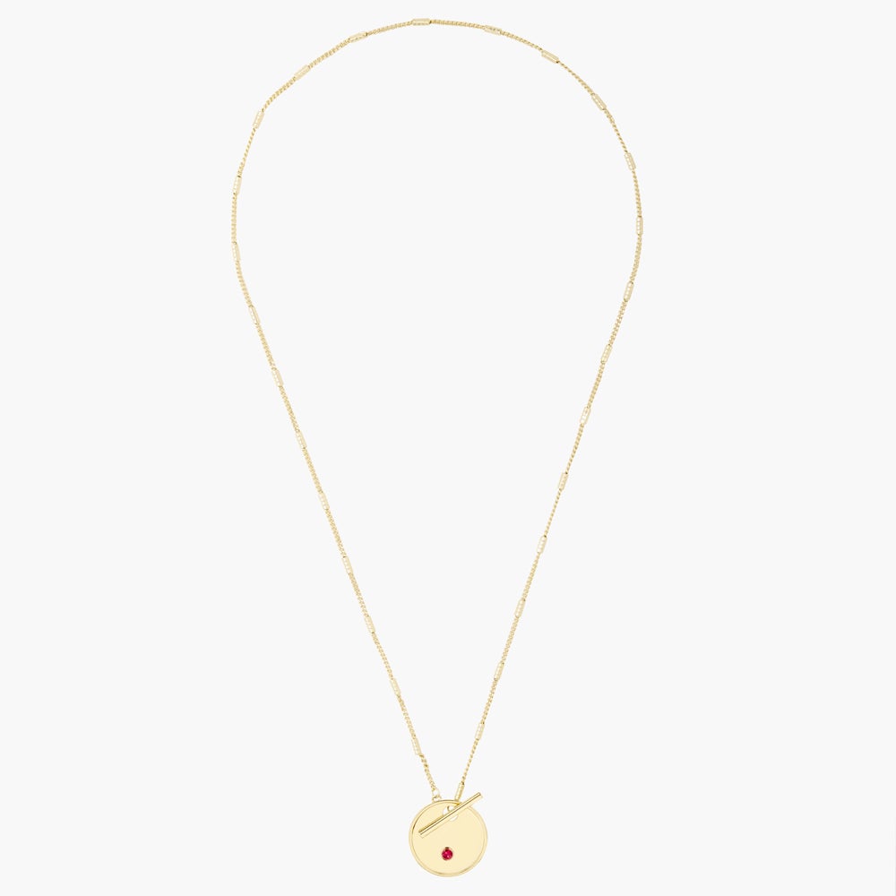 Grace Birthstone Toggle Necklace – Brook & York