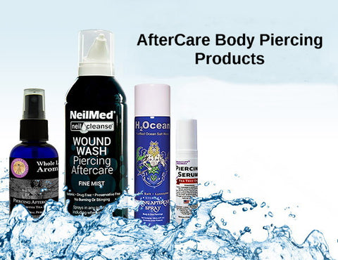 Piercing Aftercare Products to help heal and soothe your Body Piercings