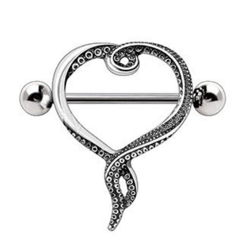 Tenacle Heart Nipple Shield | Fashion Hut Jewelry