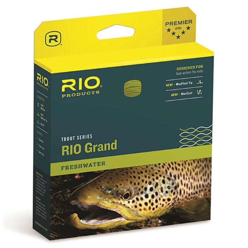 Rio Grand Elite Floating Fly Line - Pale Green/Light Yellow/Gray