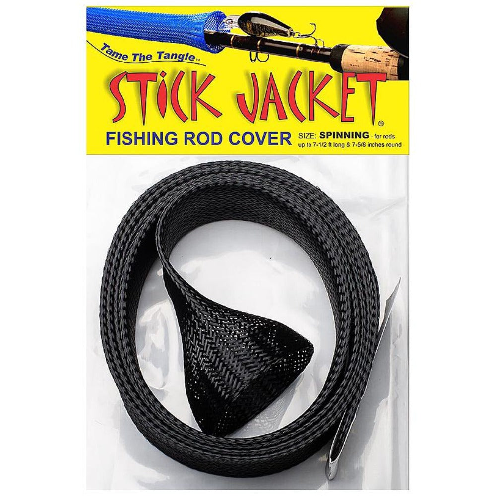Stick Jacket Rod Cover (Spinning) Black