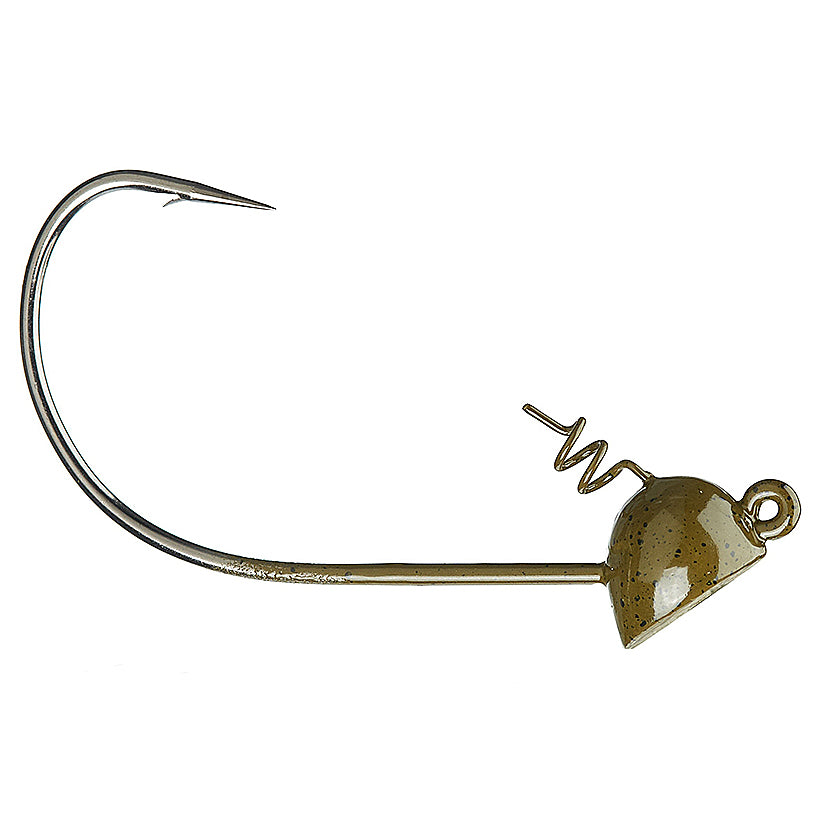 Buckeye Lures Spot Remover Wide Gap Jighead Green Pumpkin / 1/4 oz