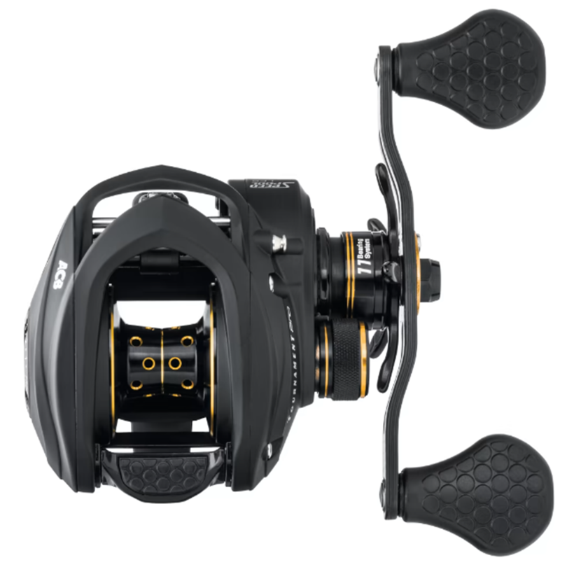 Lews Tournament Pro LFS Baitcast Reel 6.8 1 Left