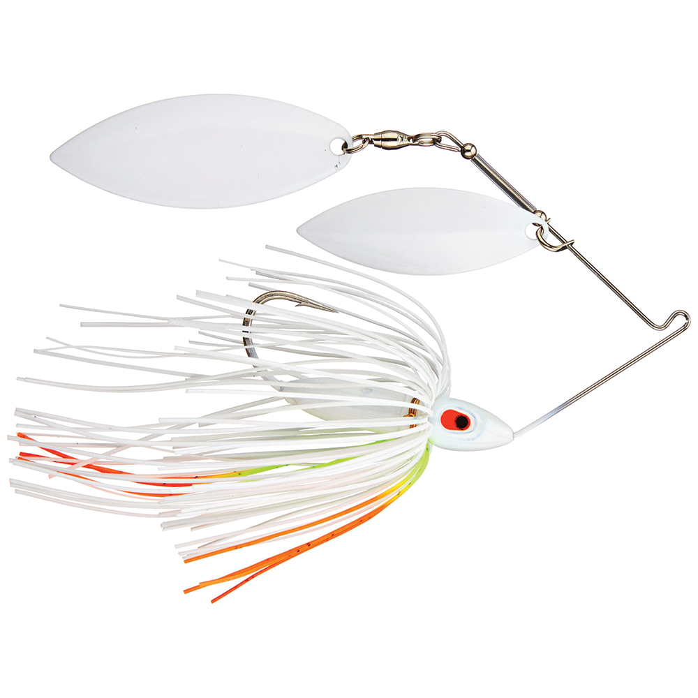 War Eagle Double Willow Spinnerbait White Gold / 1/2oz