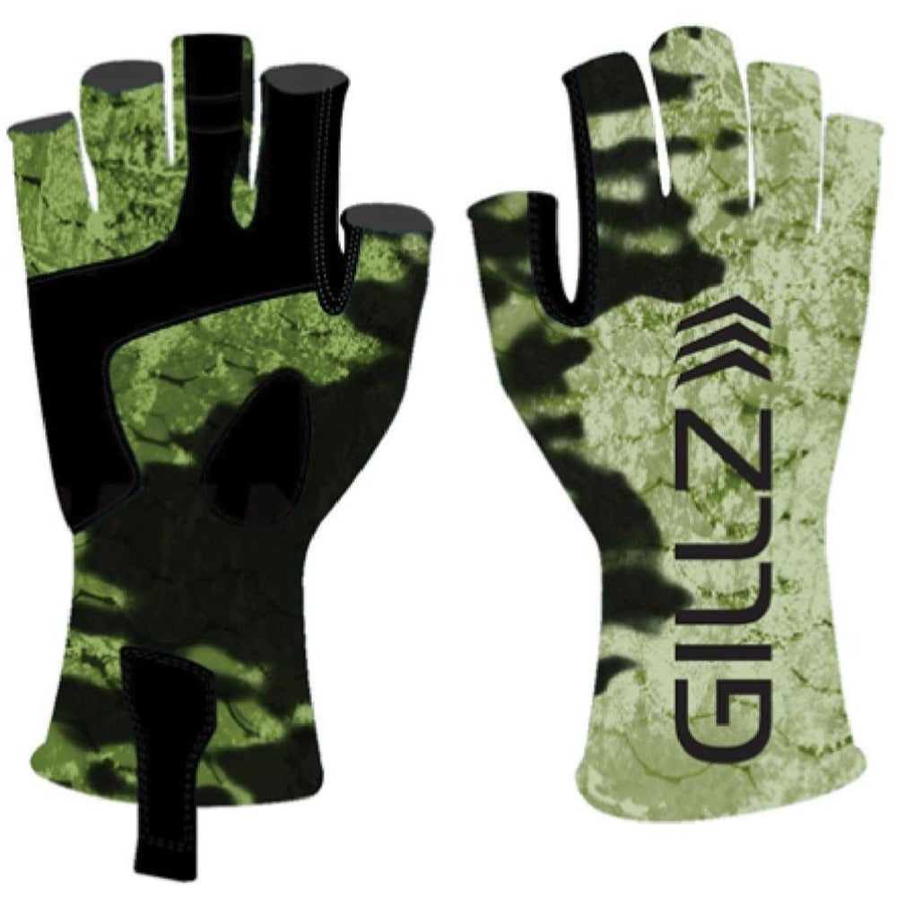 Shimano Sun Gloves UPF Water Camo