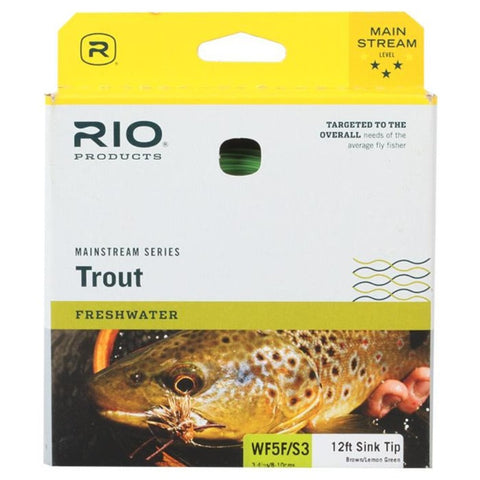 Rio Mainstream Trout Fly Line WF5F/S3 12' Sink Tip