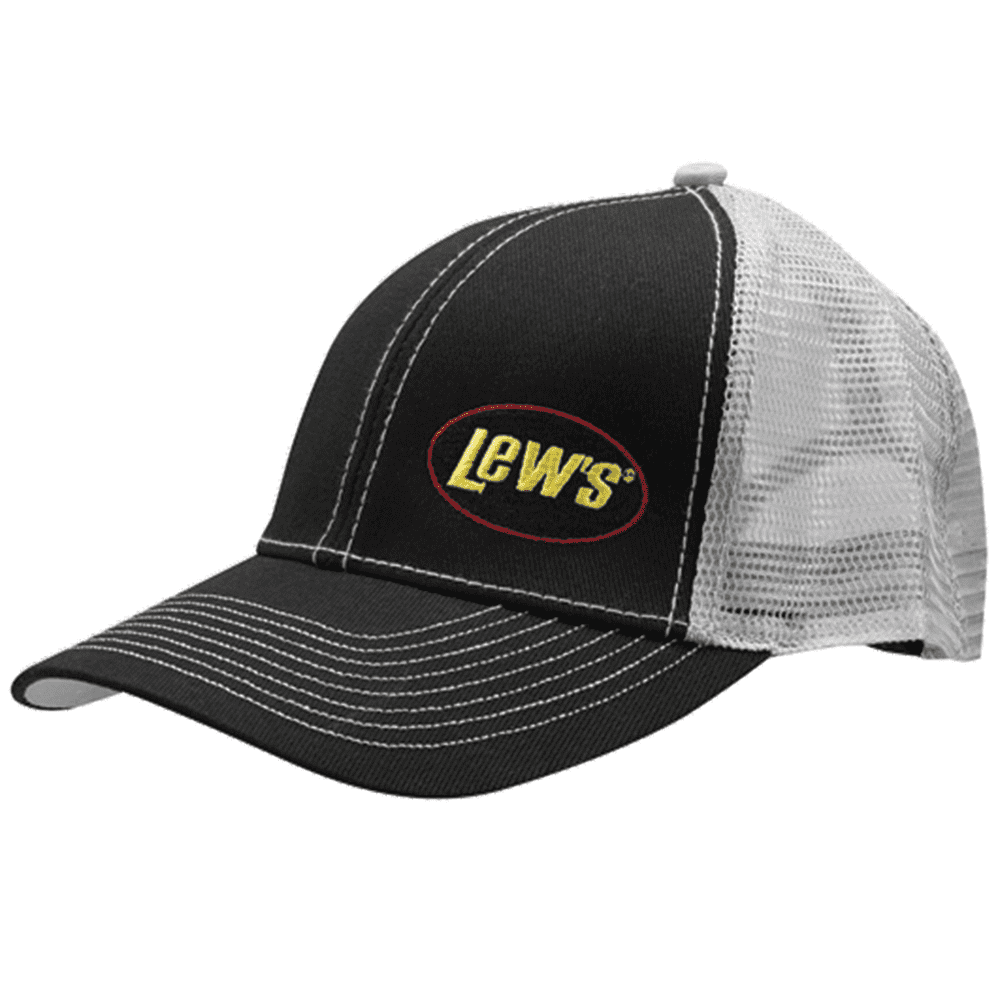 Lew's Men's Mesh Hat in Gray/Black