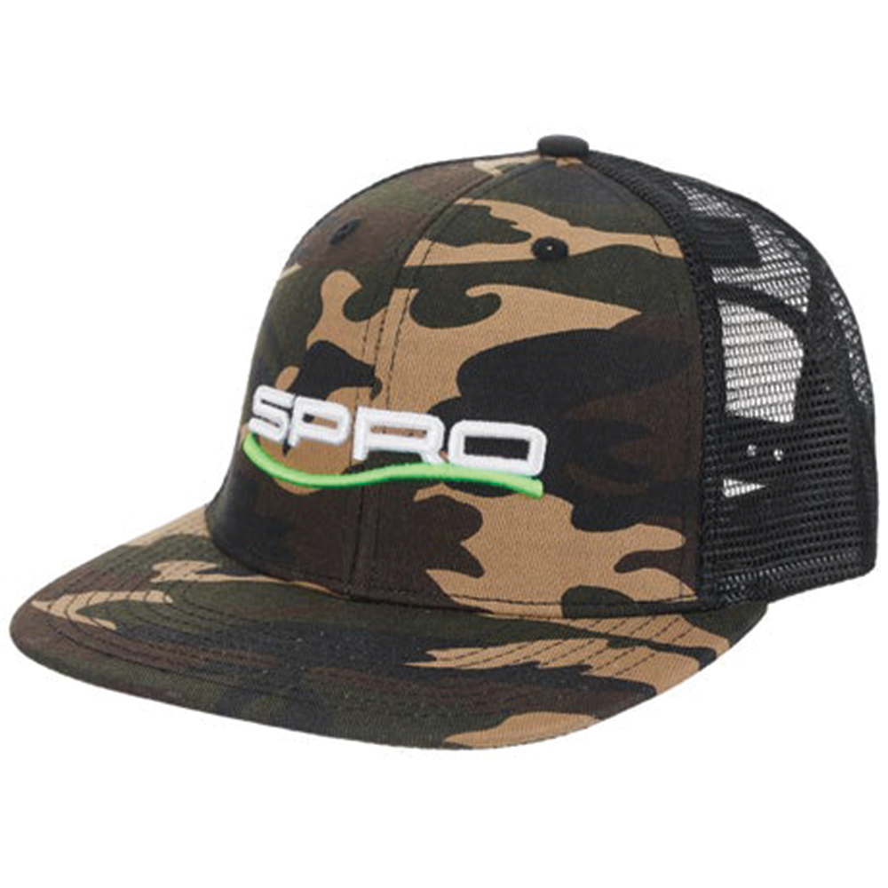 Spro Trucker Hats Camo White Logo