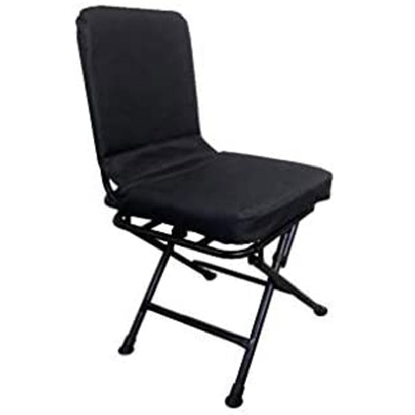 World Famous Sports Swivel Chair with Backrest Black