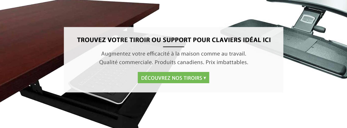 Tiroirs / Supports pour claviers