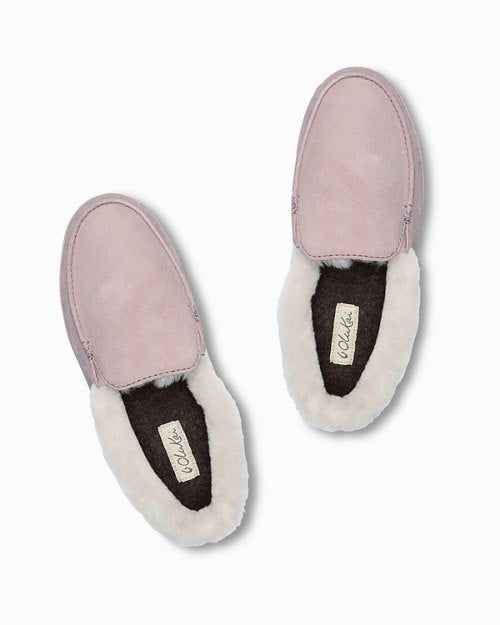 Women's Olukai | Ku'una Plush Shearling Slippers | Pink