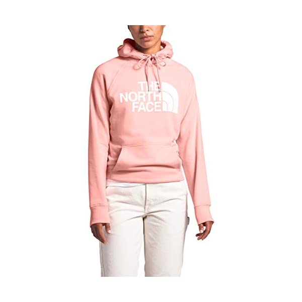 pink the north face hoodie