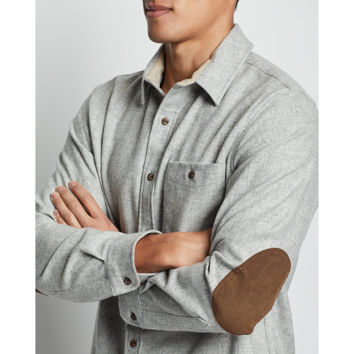 Wales Cotton Shirt w- Elbow Patches