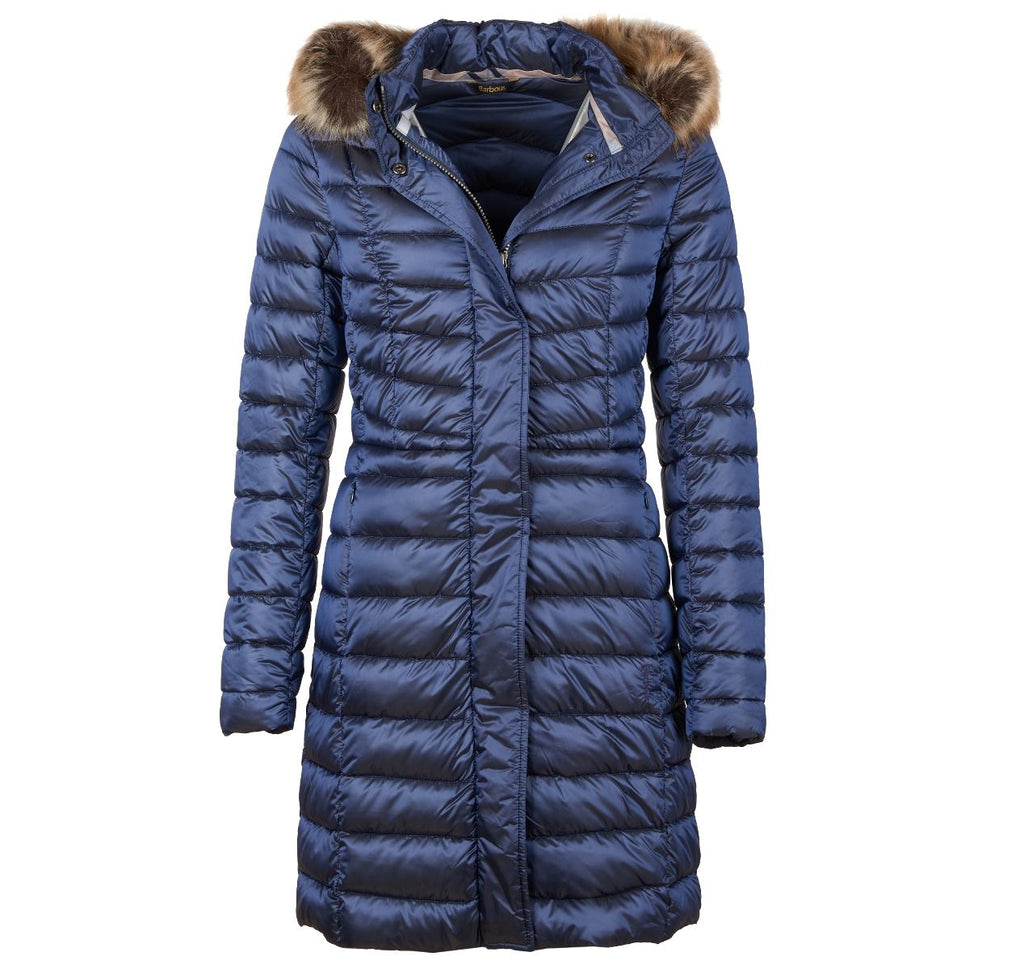barbour berneray quilted jacket navy