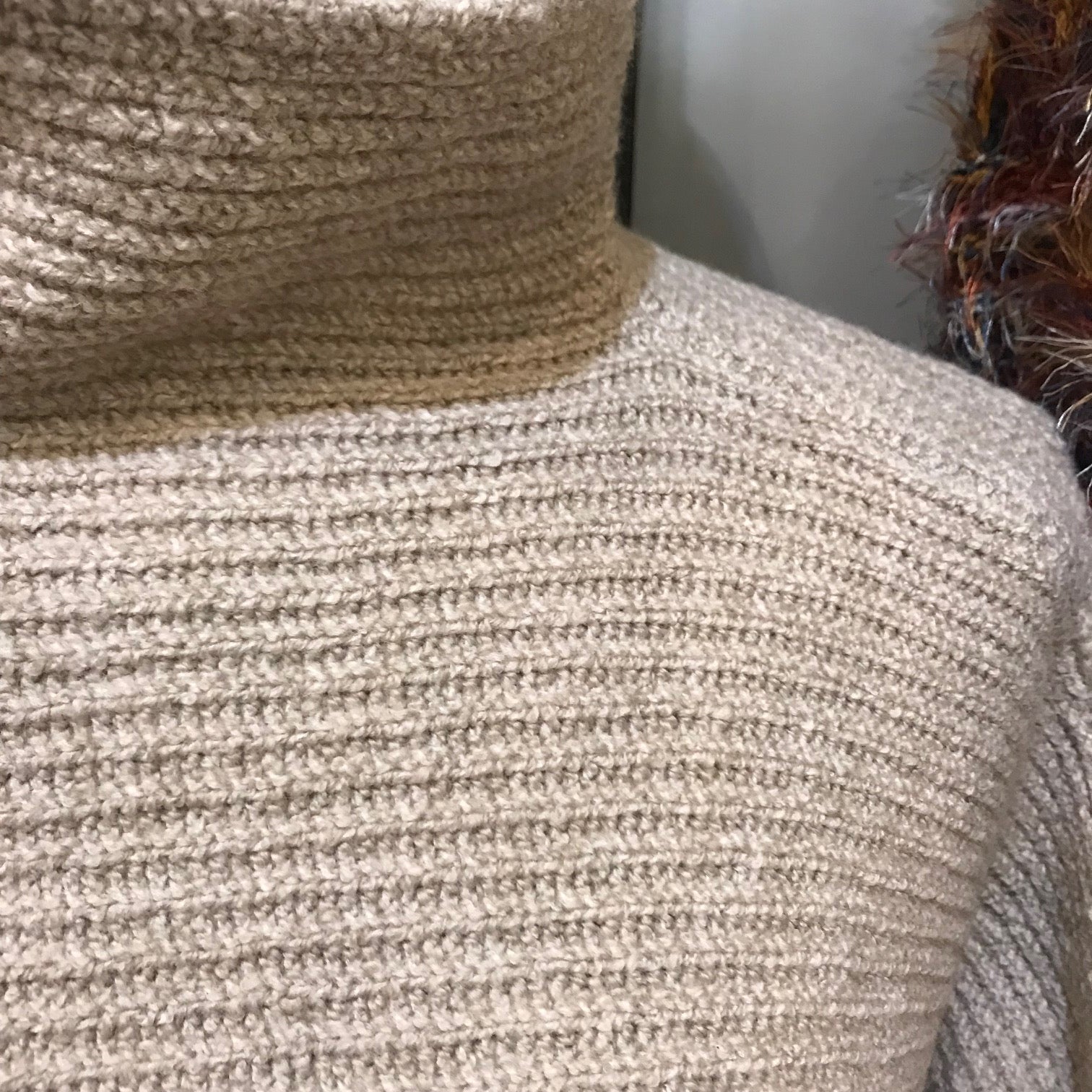 Women's Tribal | Funnel Neck Sweater | Mocha