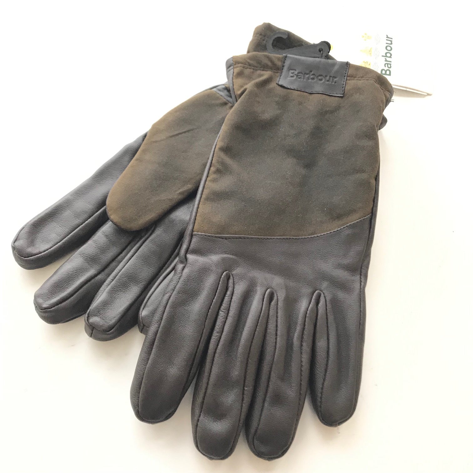 barbour gloves leather