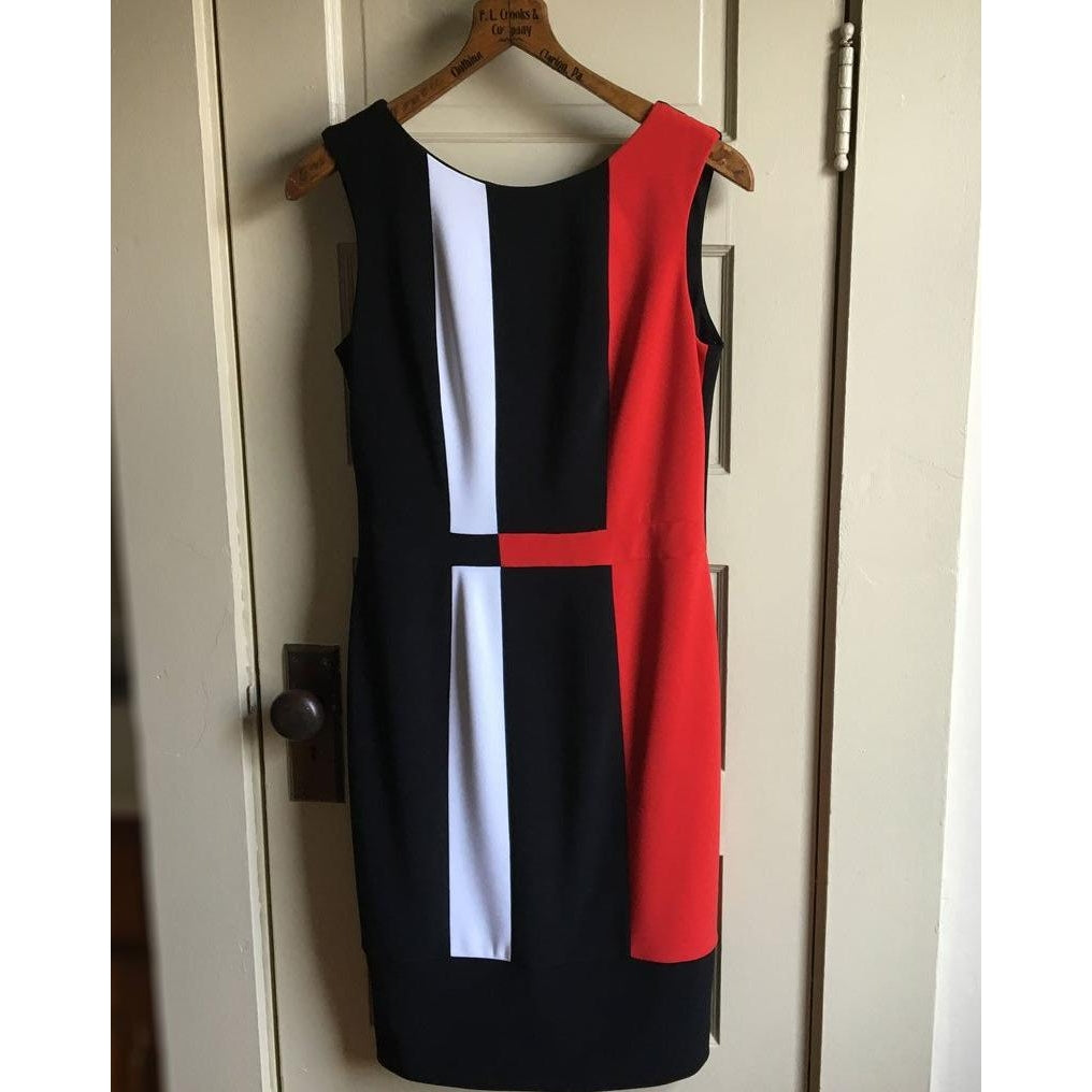 joseph ribkoff black white dress