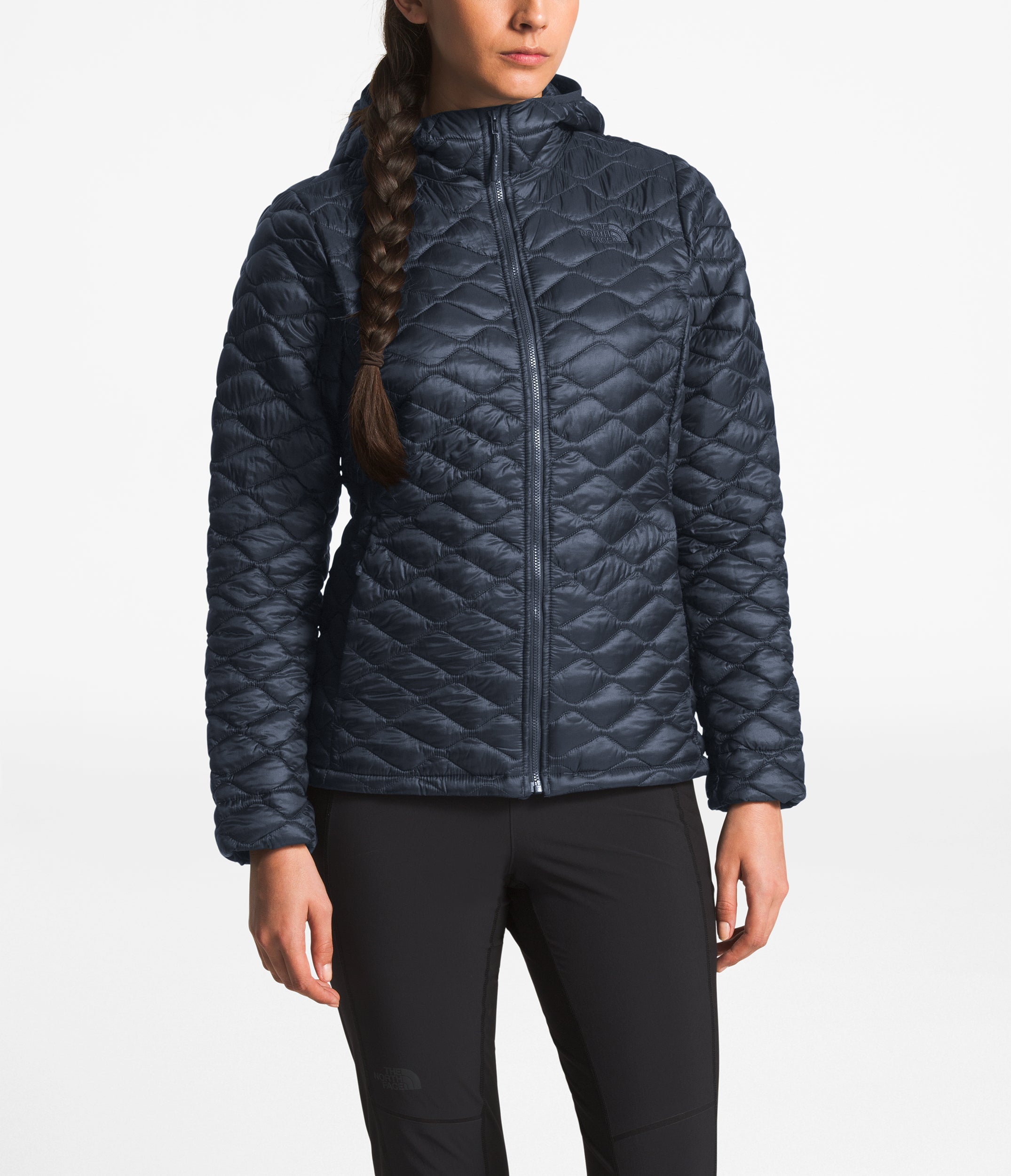 the north face women's thermoball hoodie urban navy