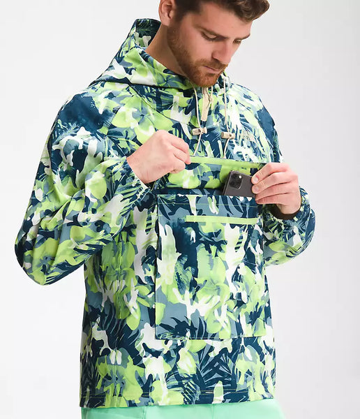 Men's The North Face | Printed Class V Pullover Jacket | Green