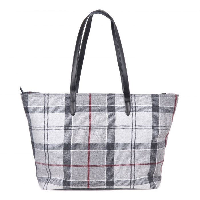 barbour international tartan bag