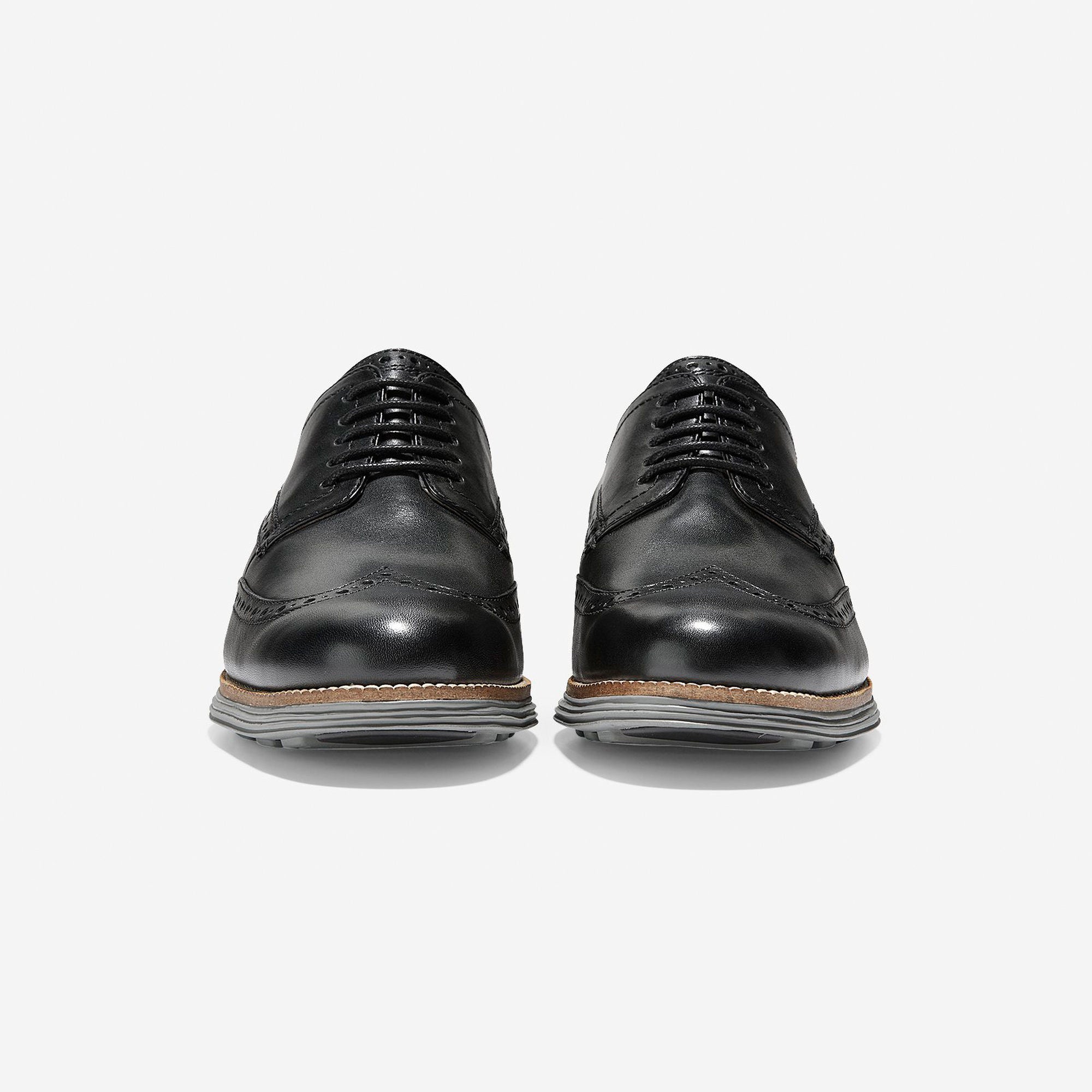 cole haan wingtip black