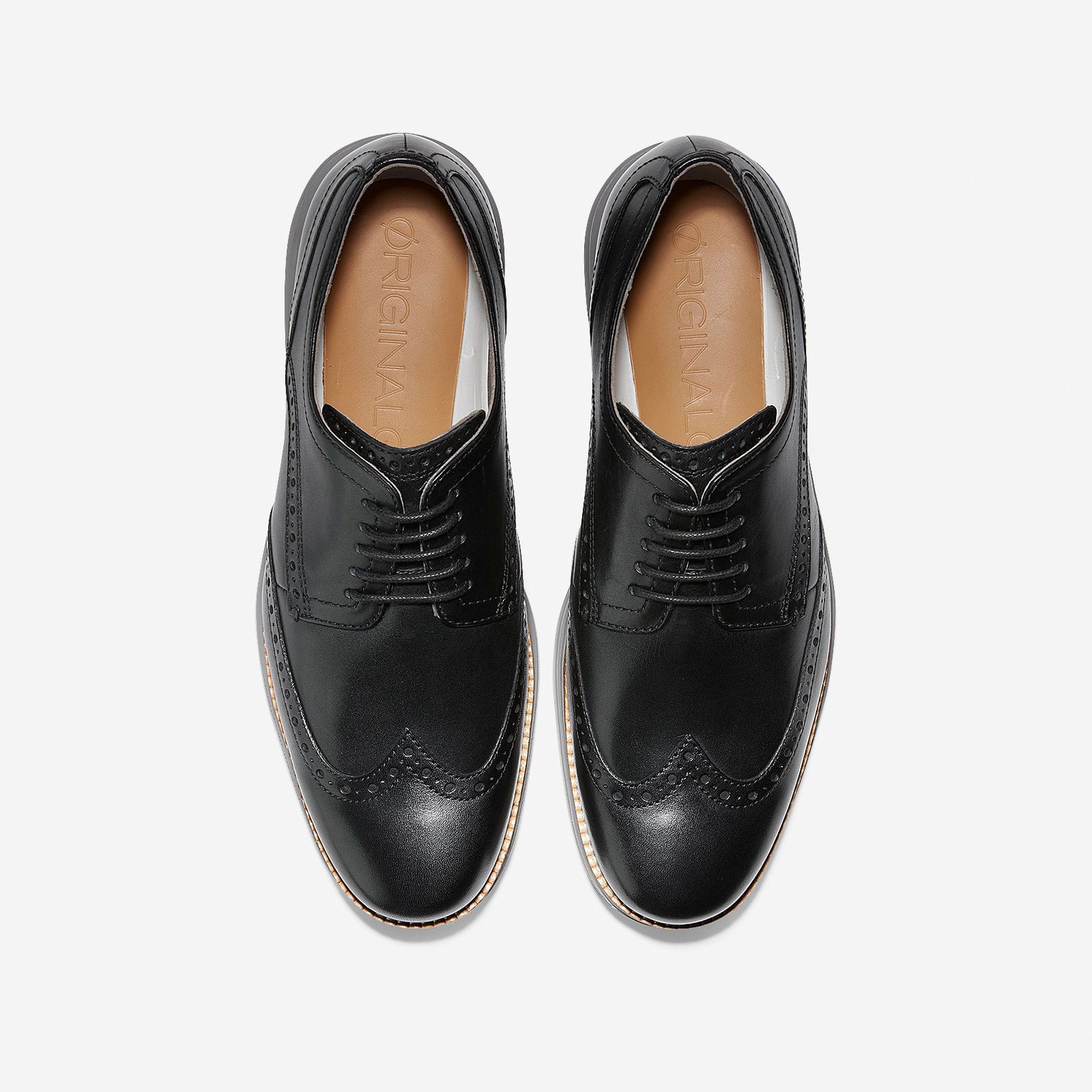 men's øriginalgrand wingtip oxford black