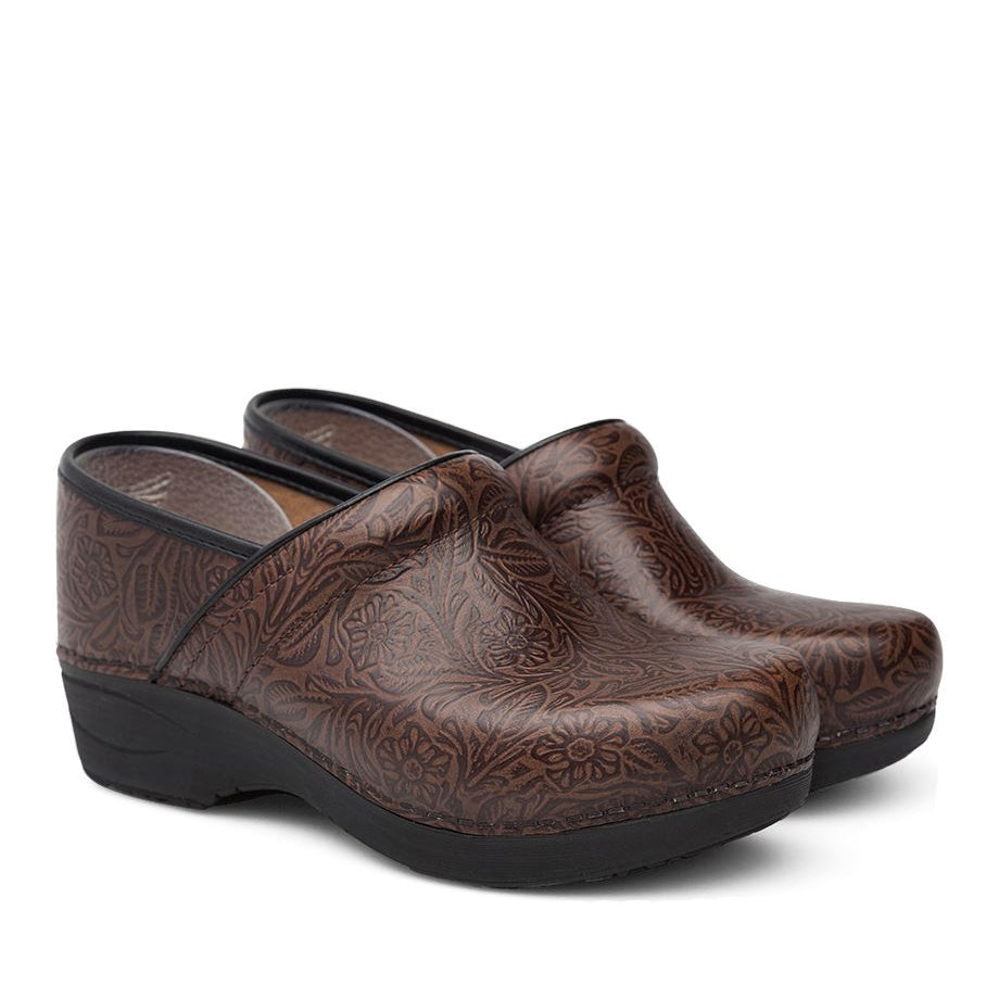 dansko tooled clogs