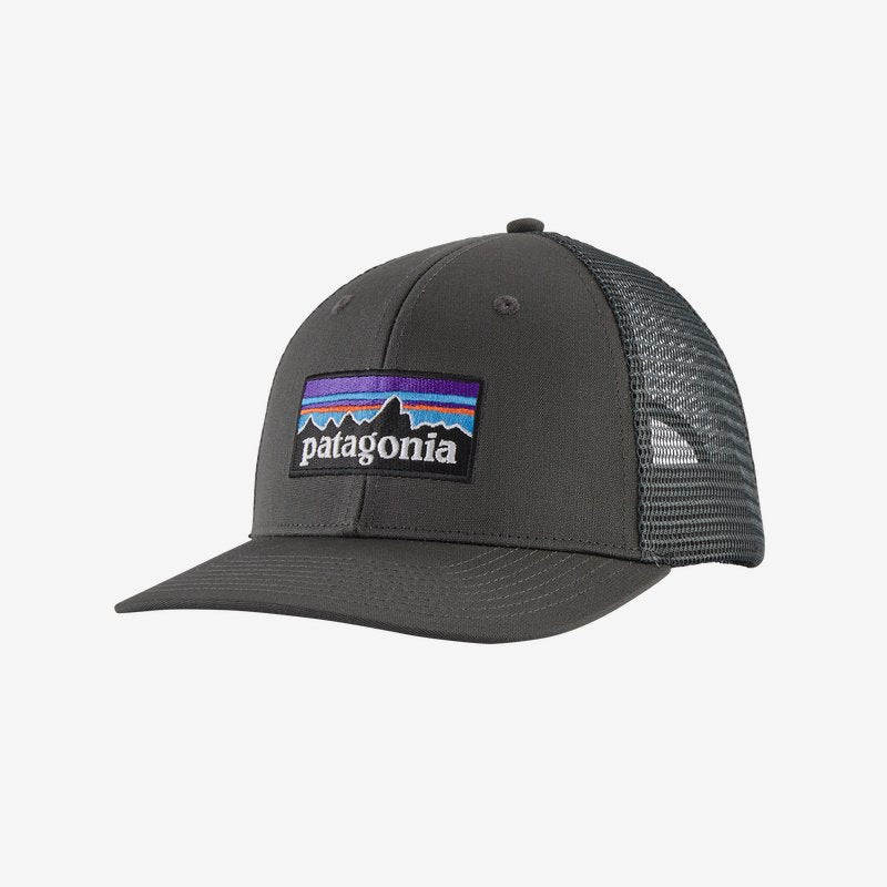Men's Patagonia | P-6 Logo Trucker Hat | Forge Grey