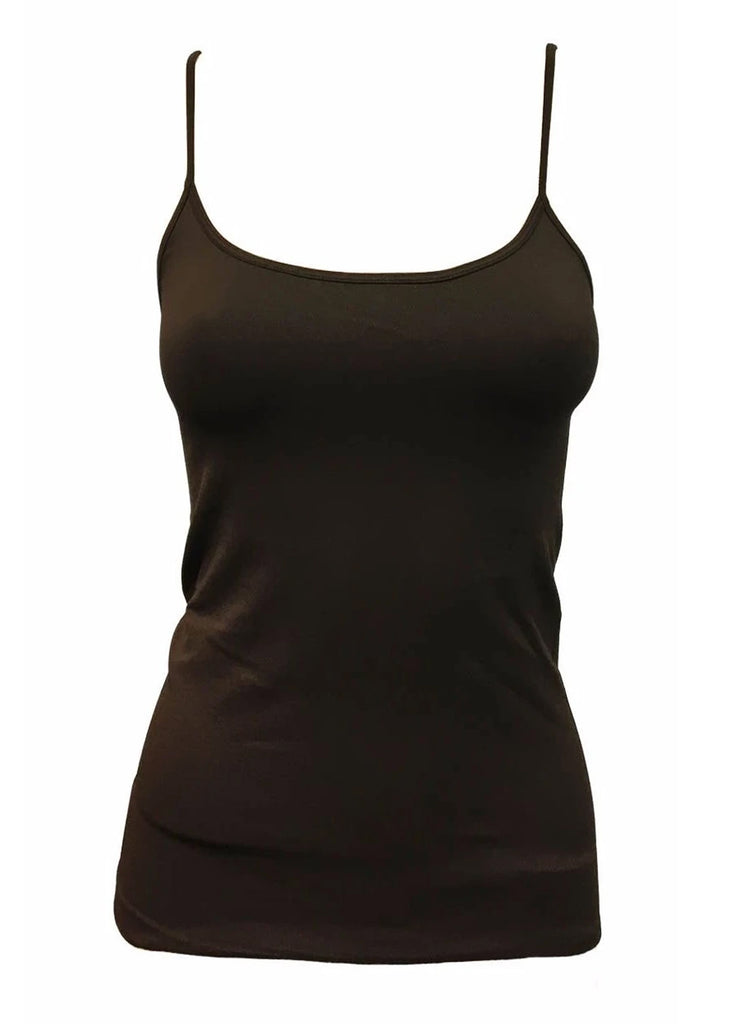 Women's Sugar Lips | Basic Seamless Camisole | Deep Chocolate - F.L ...