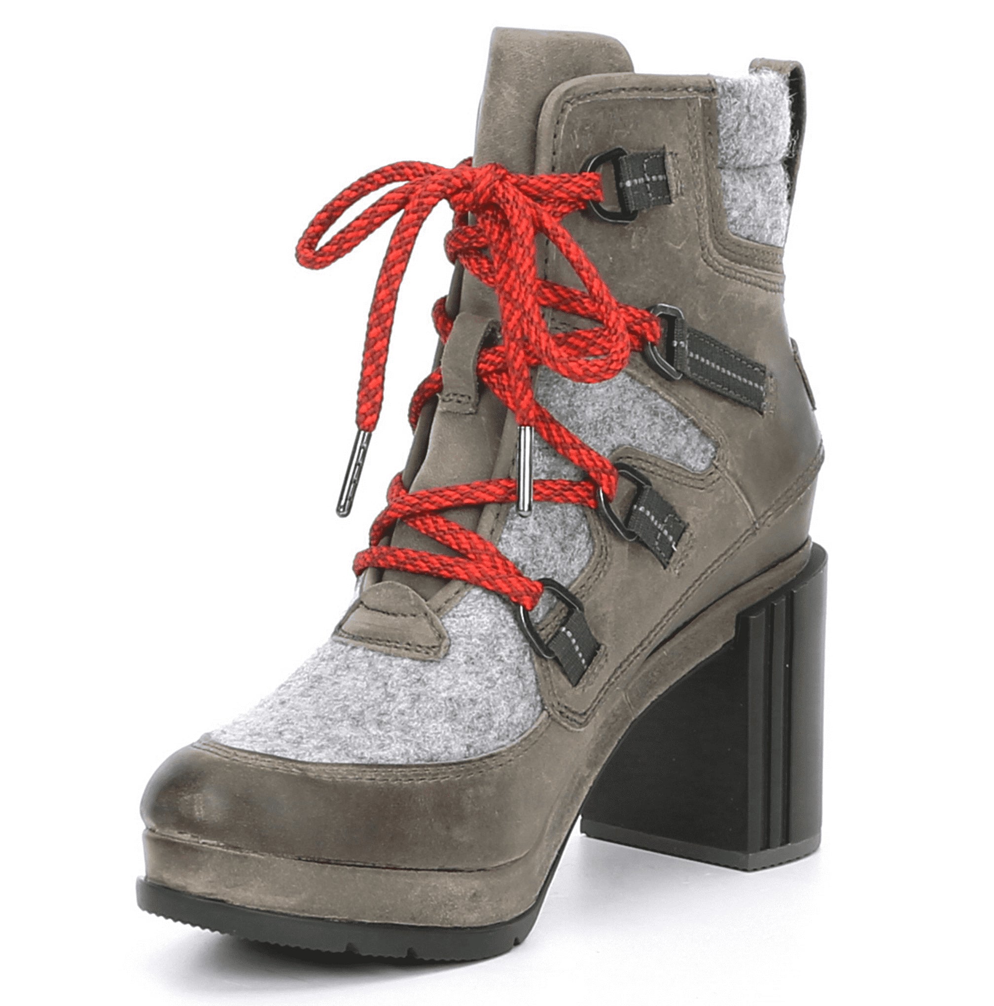 sorel boots red laces