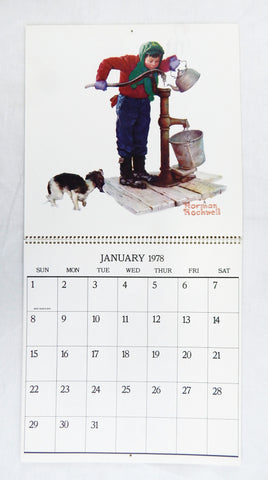 Vintage Hoyle 1978 2023 Norman Rockwell Calendar - Unbelievable Finds