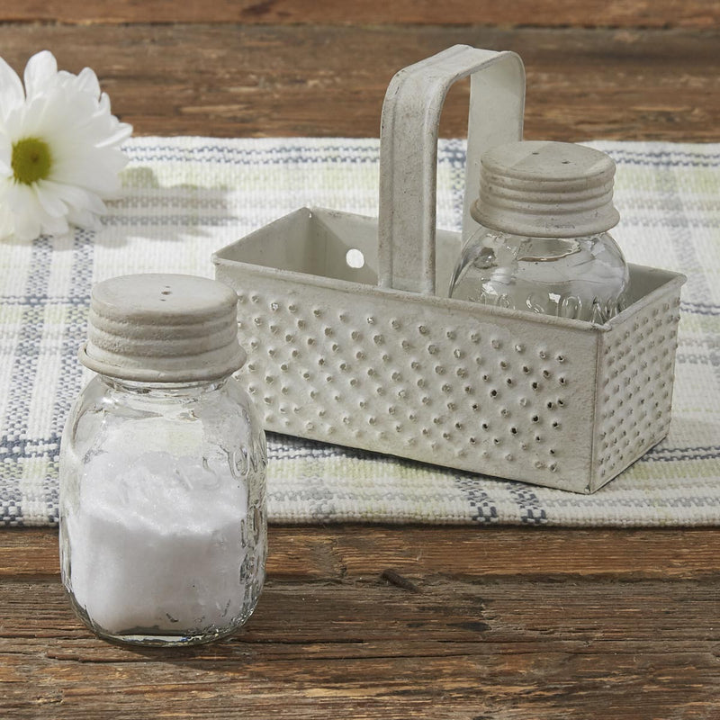 Tescoma Salt-Pepper and Toothpick Dispenser Set with caddy