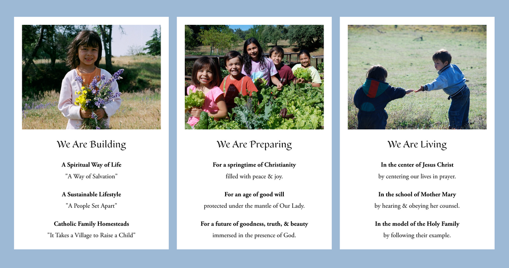 Our Lady's Ranch: We Are Building... We Are Preparing... We Are Living...