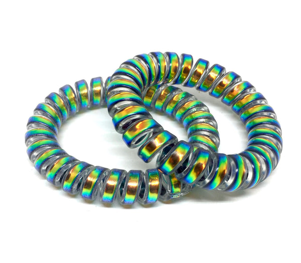 spiral hair ties