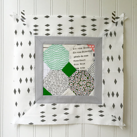 Modern Sampler Quilt Along Block H by Salty Oat