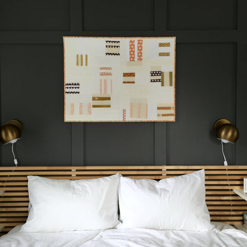 Improv Wall Quilt by Salty Oat