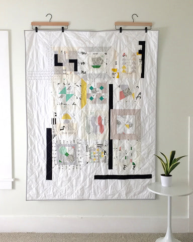 Modern Sampler Quilt by Salty Oat