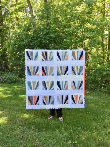 Sunrise Baby Quilt by Salty Oat