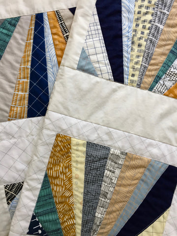 Sunrise Baby Quilt by Salty Oat