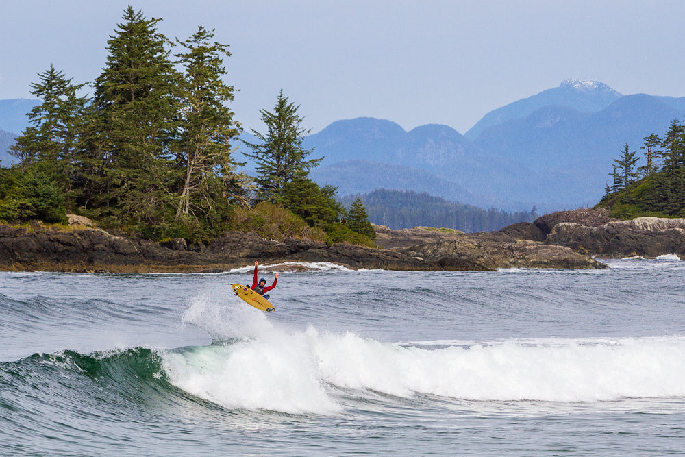 Timmy Reyes surfing remote spot