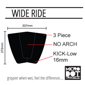 The Wide Ride Surf Traction Pad – Pro-Lite