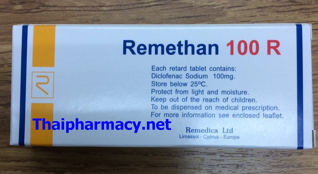 Diclofenac Sodium 100 mg Remethan 100 R buy online 