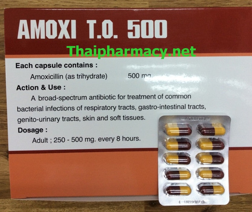 trimox 500 mg composition