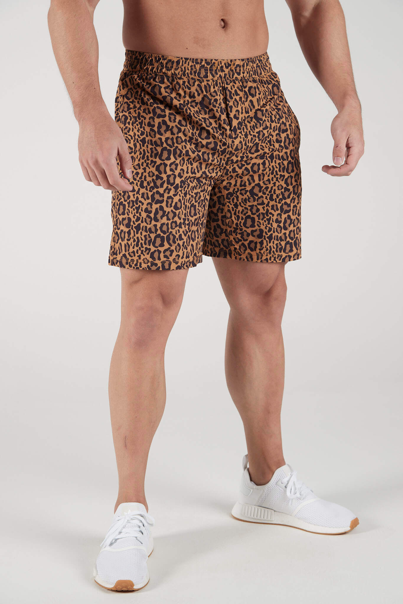 Men's Leopard Endurance Shorts - Feed Me Fight Me product image